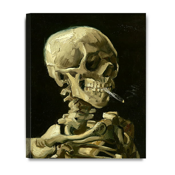 Skull by Vincent Van Gogh 16 x 20 Oil Painting Reproduction on Canvas Prints